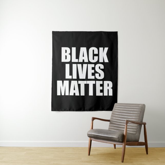 Black Lives Materie Wandteppich (Beispiel)
