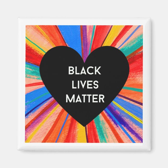 BLACK LIVES MATERMOTOR MAGNET (Vorne)