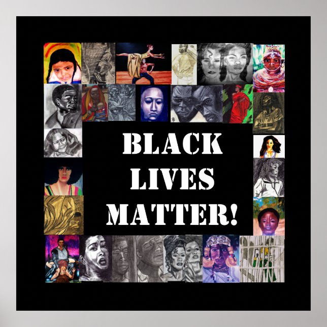 BLACK LIVES MATPOster Poster (Vorne)