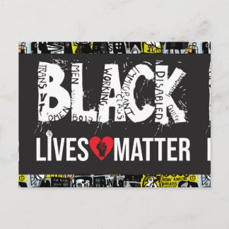 Black Lives Matt Blank Card Postkarte