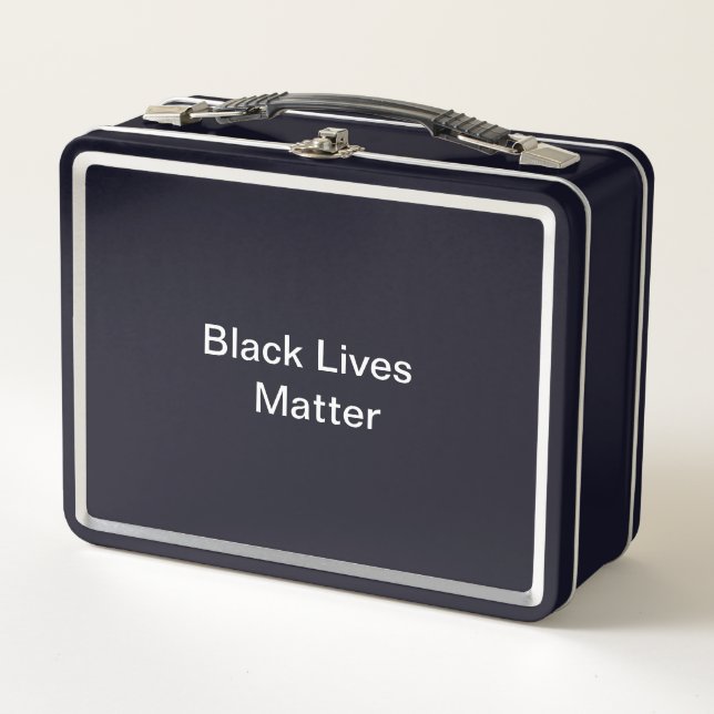 Black Lives Matt Lunchbox (Vorderseite)