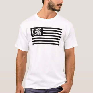 Black Lives Matt T - Shirt mit US-Flagge