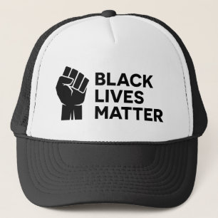 Black Lives Matte BLM Angestiftete Faust Faust Truckerkappe