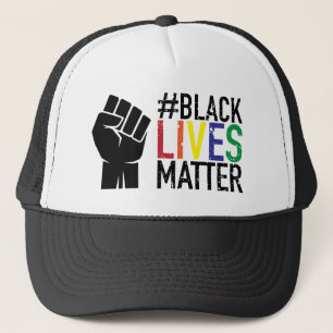 Black Lives Matte BLM Angestiftete Faust Faust Truckerkappe