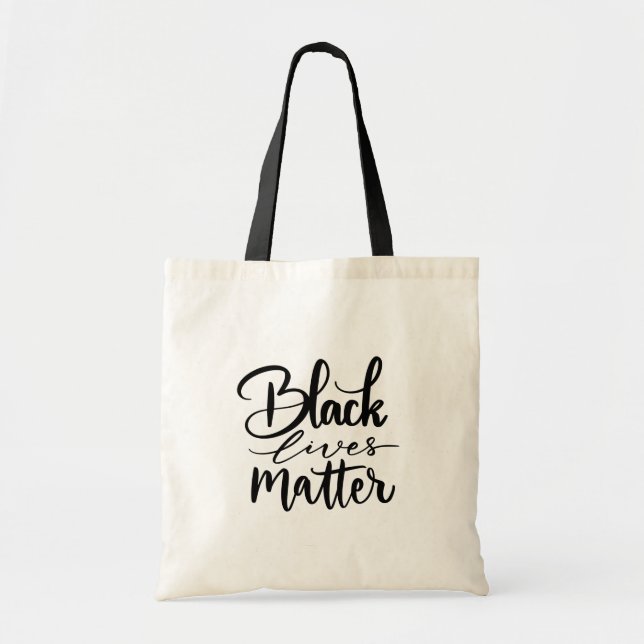 Black Lives Matte Tote Bag Tragetasche (Vorne)