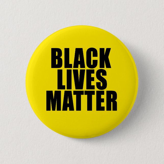 "BLACK LIVES MATTER" 2,25-Zoll Button (Vorderseite)