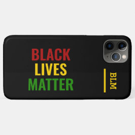 BLACK LIVES MATTER BHM Stilvolles Monogramm Case-Mate iPhone Hülle