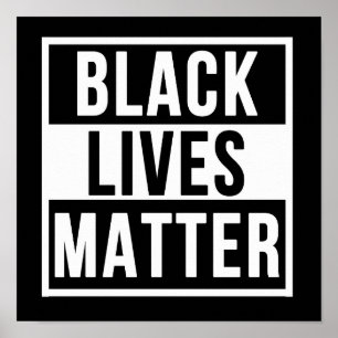 Black Lives Matter BLM Afrikanischer Stolz Poster