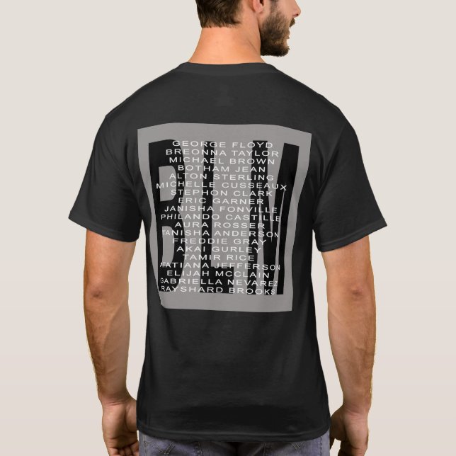 Black Lives Matter - Bruderschaft T Shirt (Rückseite)