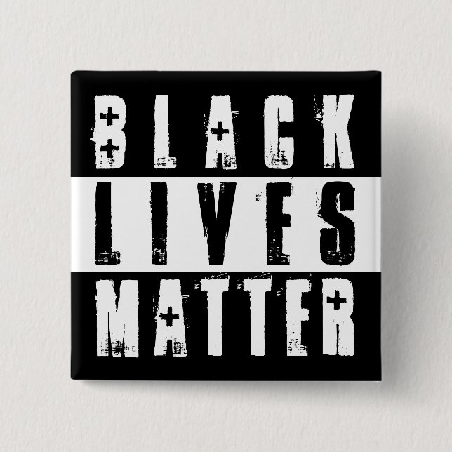BLACK LIVES MATTER BUTTON (Vorderseite)