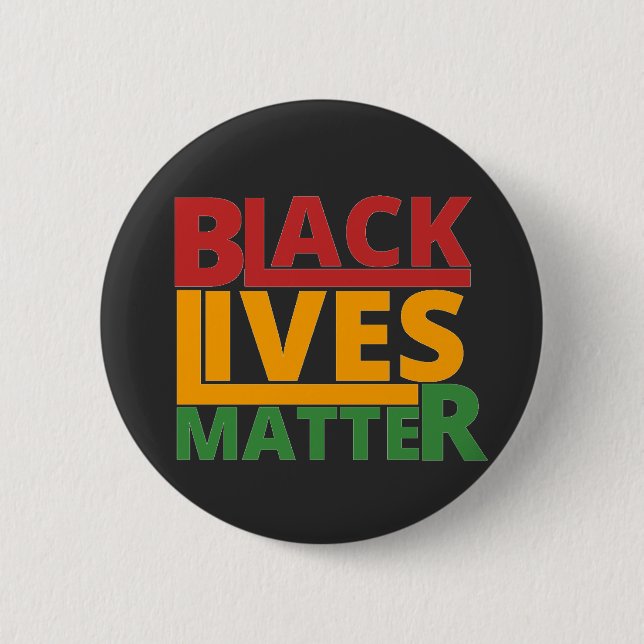 BLACK LIVES MATTER BUTTON (Vorderseite)