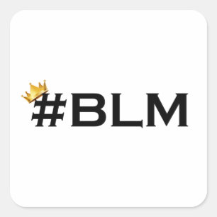 Black Lives Matter GIFT, BLM UNISEX, FRAUEN, MÄNNE Quadratischer Aufkleber