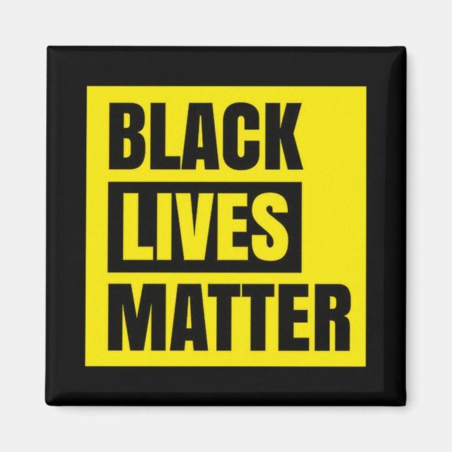 Black Lives Matter Magnet (Vorne)