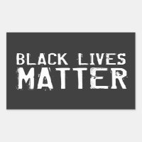 Black Lives Matter - Not leidende Buchstaben