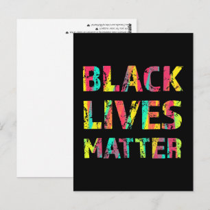 Black Lives Matter Painting 01 Nehmen Sie einen St Postkarte