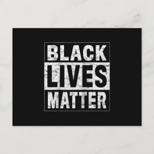Black Lives Matter Schwarze Geschichte Black Power Einladungspostkarte