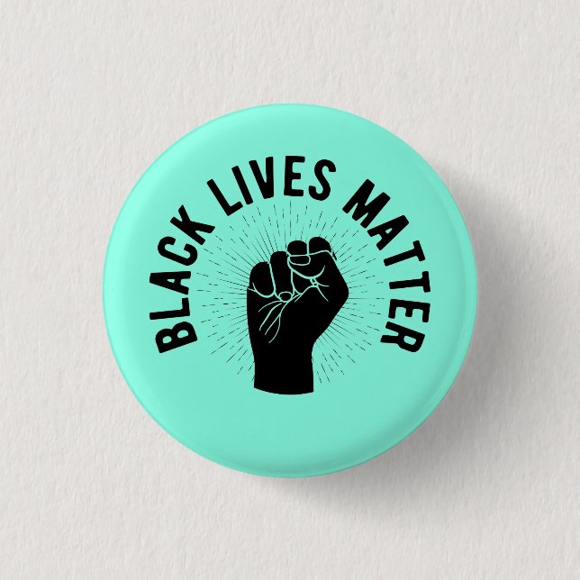 Black Lives Matter Solidarity Button (Vorderseite)