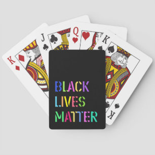 Black Lives Matter Stencil 01 Editable Farbe Spielkarten