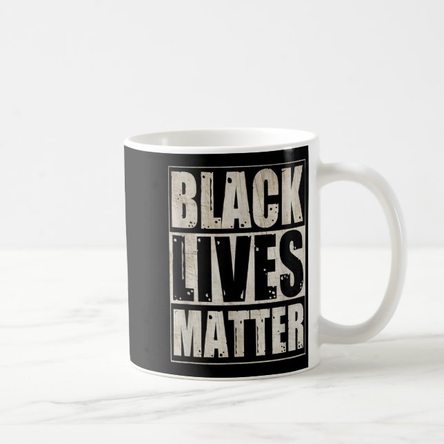 Black Lives Matter T-Shirt Kaffeetasse (Rechts)