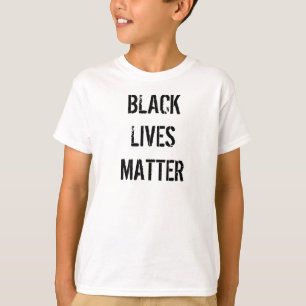 Black Lives Matter Weißes T-Shirt Kinder