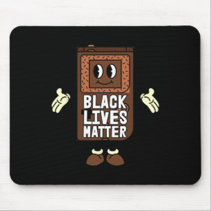 Black Lives Problem Video-Spiel Black History Gami Mousepad