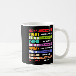 Black Lives S Schwarze Führer Black History Month Kaffeetasse