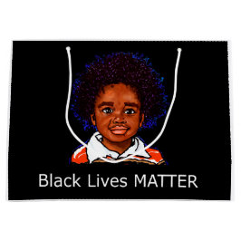 Black Living Matter Family Child Boy Rassismus Soh Große Geschenktüte
