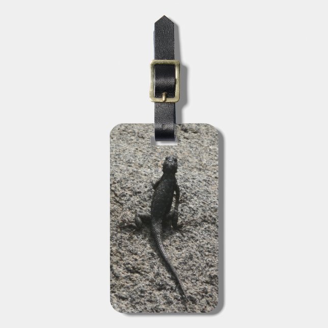 Black Lizard Gepäckanhänger (Vorderseite vertikal)