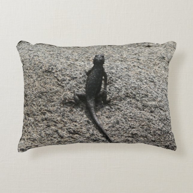 Black Lizard Zierkissen (Vorderseite)