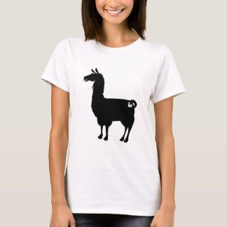 Black Llama Ladys Slouchy T - Shirt