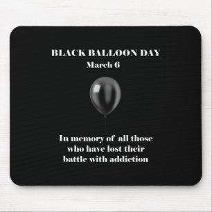 Black Lloon Day Überdosis-Bewusstseins-Erweiterung Mousepad