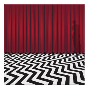 Black Lodge Foto Print Poster