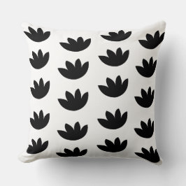 Black Lotus Blume Kissen