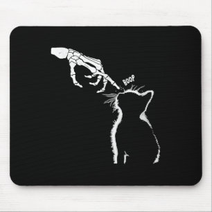 Black Lover Skeleton Hand Boop Funny Halloween 202 Mousepad