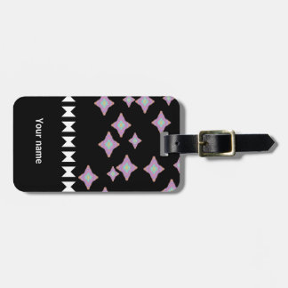 Black Luggage Tag with name tag Gepäckanhänger