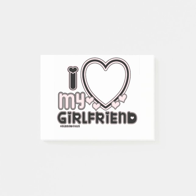 BLACK LUV 1 POST-IT KLEBEZETTEL (Vorderseite)