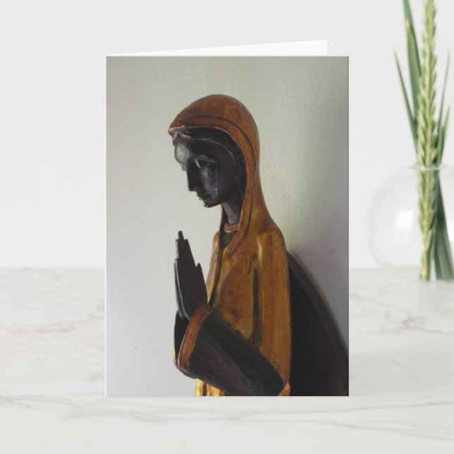 Black Madonna beten Karte (Vorderseite)
