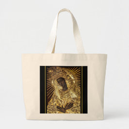 Black Madonna Jumbo Tote Bag Stoffbeutel