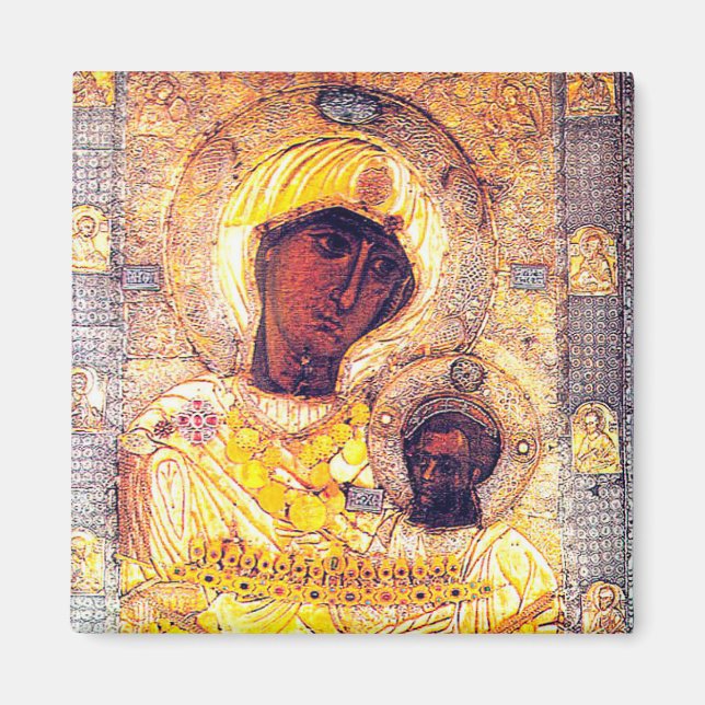 Black Madonna Magnet (Vorne)