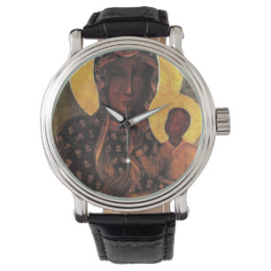 Black Madonna Poland Our Lady Of Czestochowa Armbanduhr