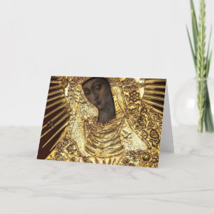 Black Madonna Poland Our Lady of Grace Of The Gate Karte