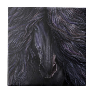 Black Magic Art Tile Fliese