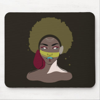 "Black Magic Girl" Mousepad