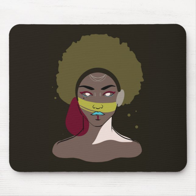 "Black Magic Girl" Mousepad (Vorne)