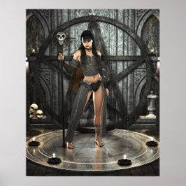 Black Magic Hexe Poster