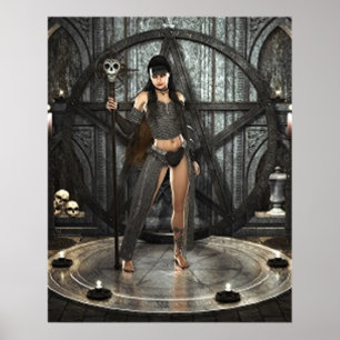 Black Magic Hexe Poster