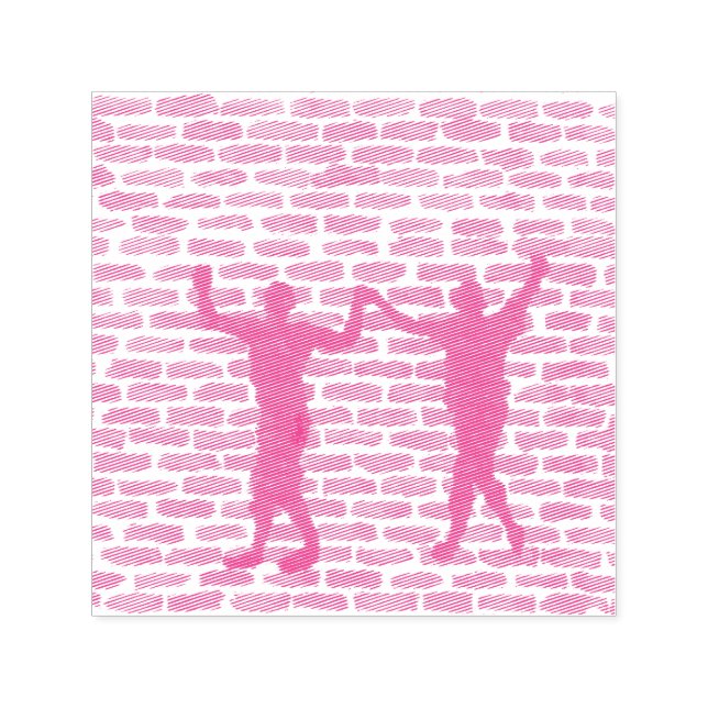 Black Magic Hollyhock by Yeshaya Dank Wood Wall Ar Permastempel (Design)