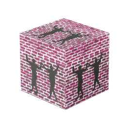 Black Magic Hollyhock by Yeshaya Dank Wood Wall Ar Würfel