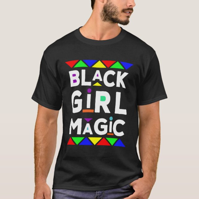 Black Magic Proud Afroamerikaner T-Shirt (Vorderseite)