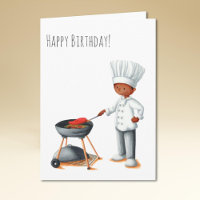 Black Man Koch Barbecue Birthday